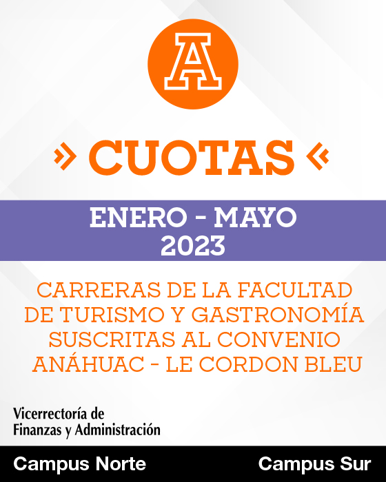 Colegiaturas de licenciatura Universidad Anáhuac México